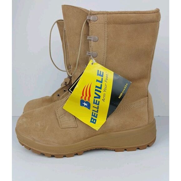 Belleville ICWR Boots Gore-Tex Intermediate Cold Wet Weather TAN  Mens Size 11 W - Picture 1 of 16